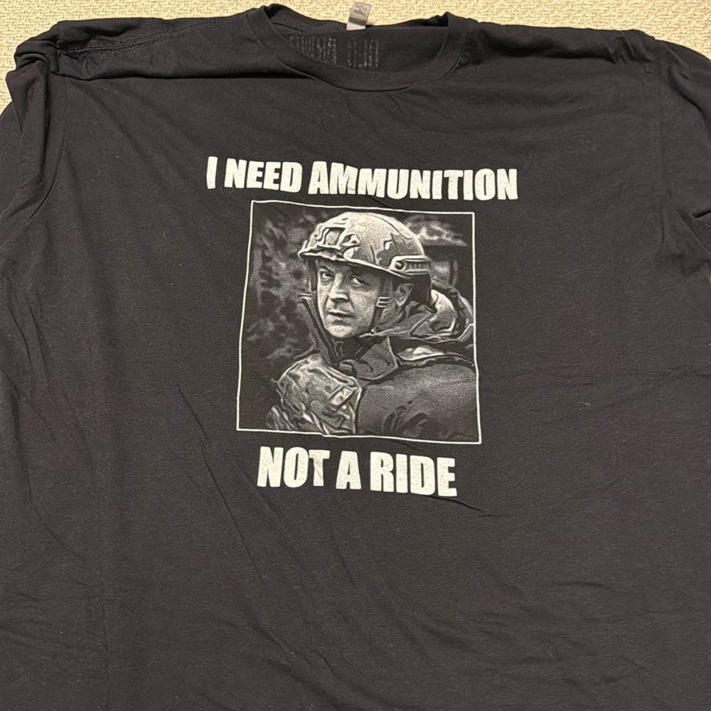 I need ammunition not a ride Zalinski T shirt